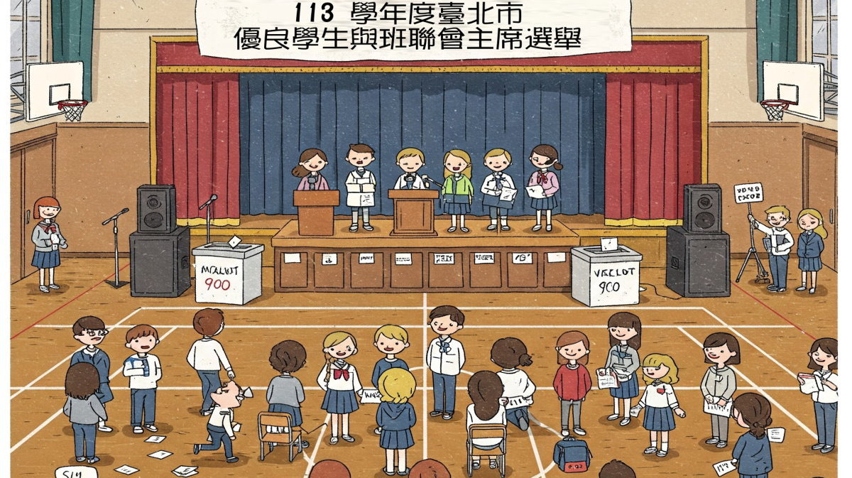 113 學年度臺北市優良學生與班聯會主席選舉競選影片