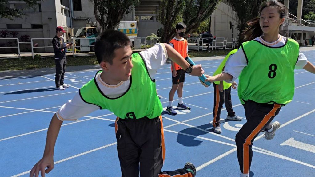 國中班際大隊接力